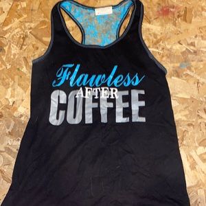 Black and blue laced back